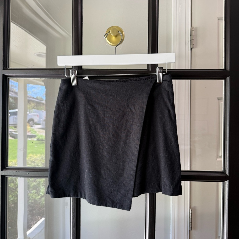 Abercrombie wrap linen skort